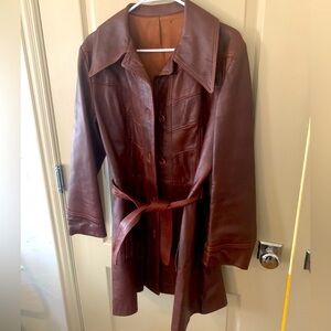 Vintage Kirk’s Suede Life Men’s 100% Leather Jacket 40 Long